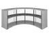 Modulare Messetheke "MM gebogen" inkl. Druck  (Theken und Counter) 