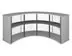 Modulare Messetheke "MM gebogen" inkl. Druck  (Theken und Counter) 