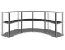 Modulare Messetheke "MM gebogen" inkl. Druck  (Theken und Counter) 