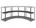 Modulare Messetheke "MM gebogen" inkl. Druck  (Theken und Counter) 