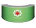 Modulare Messetheke "MM gebogen" inkl. Druck  (Theken und Counter) 