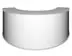 Modulare Messetheke "MM gebogen" inkl. Druck  (Theken und Counter) 