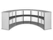 | (Modulare Messetheke "MM gebogen" inkl. Druck)