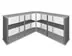 Modulare Messetheke "MM Kits" inkl. Druck  (Theken und Counter) 