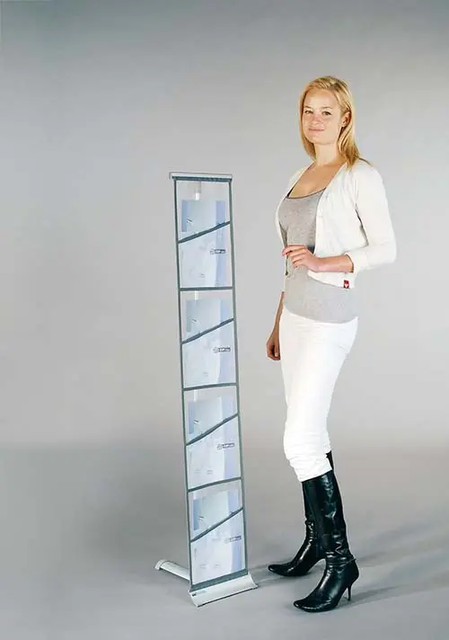 Prospektständer "Zip UP Nylon" (Prospektstaender)