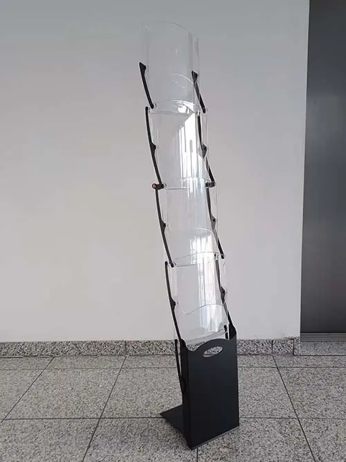 Prospektständer "Realzip Black"