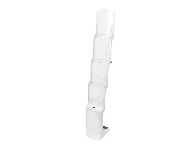 Prospektständer "Real Bianco" 4xA4
