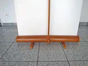 (Greenline-RollUp "Bambus rund 2" mit Bedruckung)