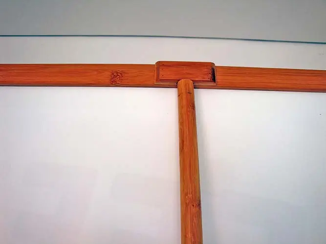 Greenline-RollUp "Bambus rund 2" mit Bedruckung