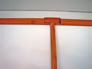 (Greenline-RollUp "Bambus rund 2" mit Bedruckung)