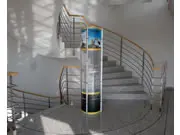 Vitrine mit Beleuchtung(Messe-Vitrine "Pirouet")