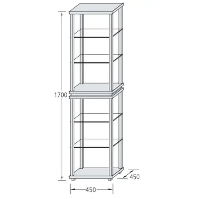 Design-Ausstellungsvitrine "VQ"