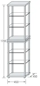 Design-Ausstellungsvitrine "VQ"